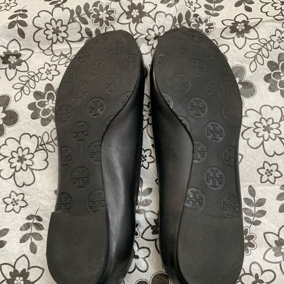 Tory Burch Reva Flats, Black, Size 7 - Picture 10 of 12